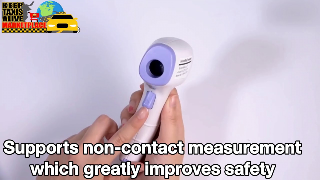 IM 9001 Non contact Laser Infrared Body Thermometer for Adults and Children with Backlit Digital LCD