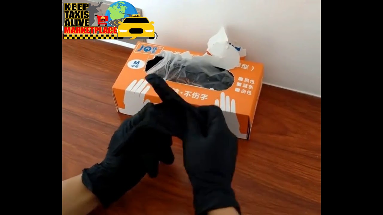 Medical Grade Multi Color Nitrile Disposable Latex Rubber Gloves 100PCS  4K