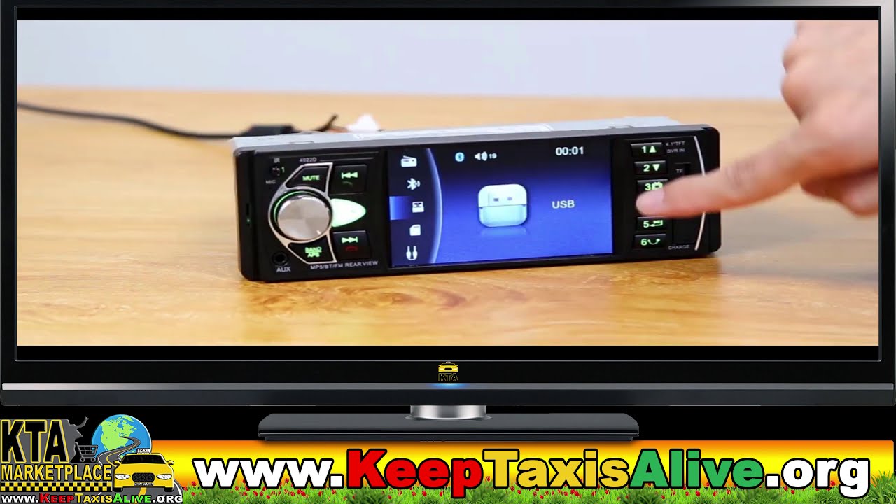 Hikity 4022D Car FM Radio & Bluetooth Audio Player with Rearview Camera Support (ON SALE NOW)