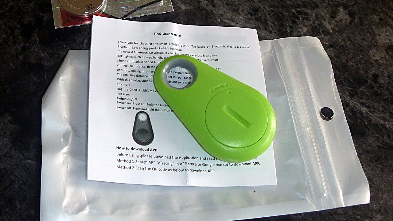 Bluetooth Smart Anti-Lost iTag Tracker: Setup and Test