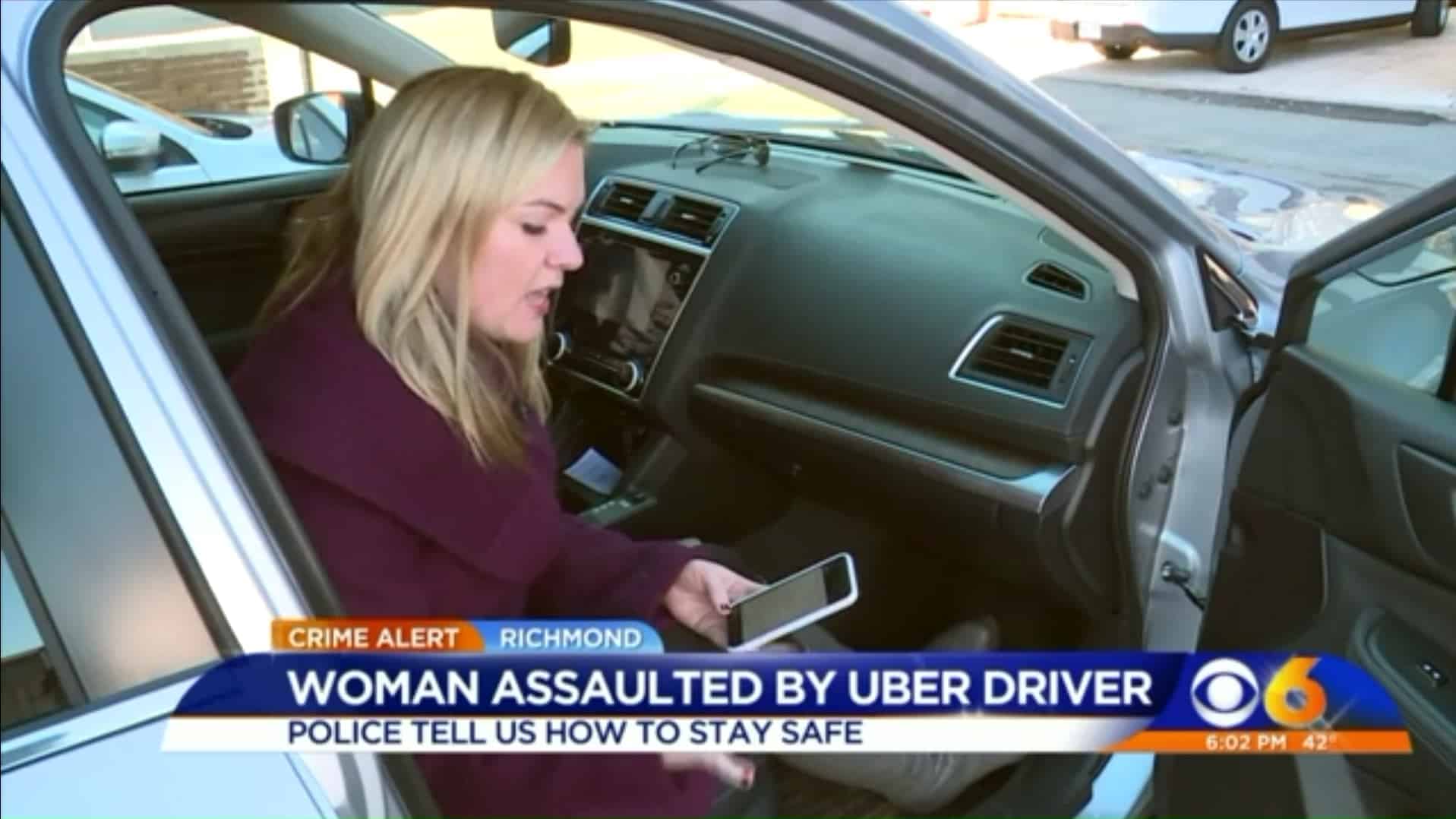 VCU Police arrest Uber driver for two counts of sexual battery (Richmond, Virginia)