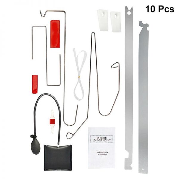 10PCS Universal Emergency Car Door Unlocking Tool Kit