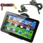 KMDRIVE 4GB 7” Touch Screen GPS Navigation with a Rearview Camera