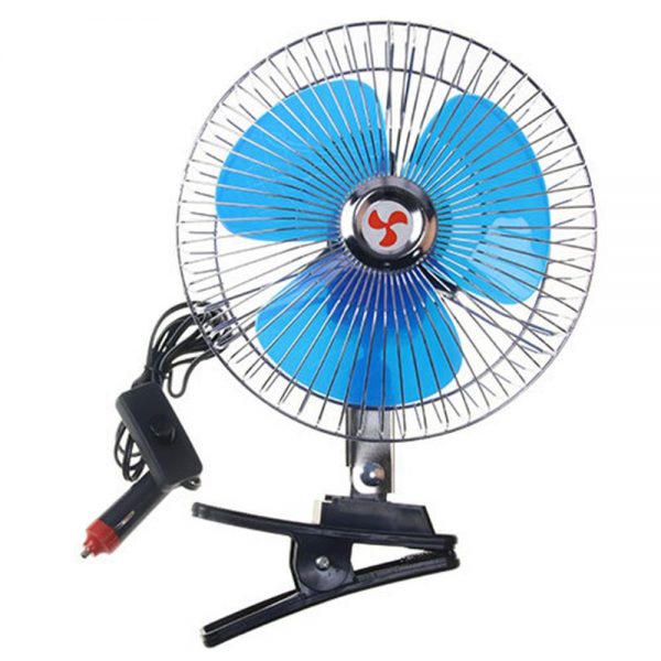 VODOOL 12/24V Portable Car Oscillating Clip-On Cooling Fan (2 Models) - Image 2