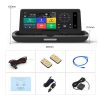 ANSTAR 8'' Touch Screen Dual Lens Car Dash Cam & Android GPS Navigator - Image 6