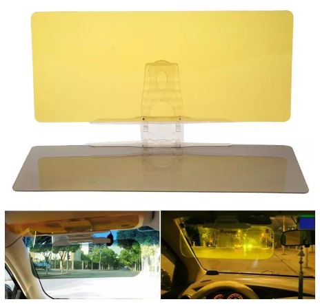 Anti-Glare Anti-UV Sun Visor for Day & Night Driving