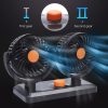 YANTU 12V/24V Dual Electric Car Cooling Fan (Rotatable) - Image 2