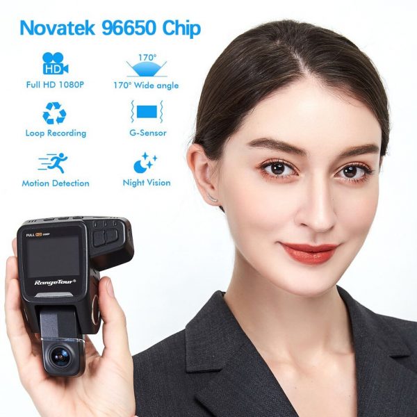 RangeTour C10S 360º Rotatable Car Dash Cam with GPS Support - Image 7