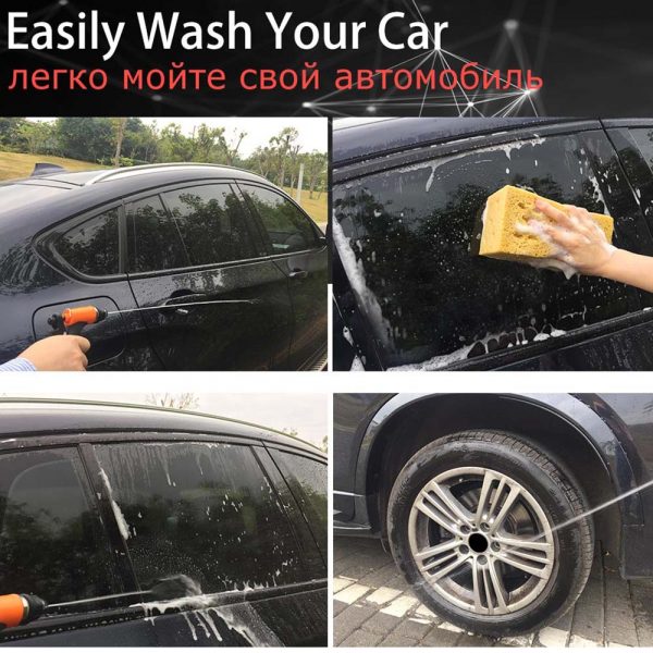 Car Wash 12v Car Washer Gun Pump High Pressure Cleaner Car Care Portable Washing Machine Electric[1]