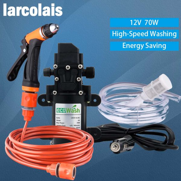 Car Wash 12v Car Washer Gun Pump High Pressure Cleaner Car Care Portable Washing Machine Electric[1]