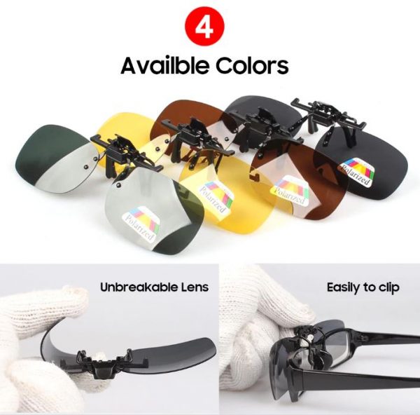 COLOURD Clip-On Polarized Sunshade Lenses - Image 4