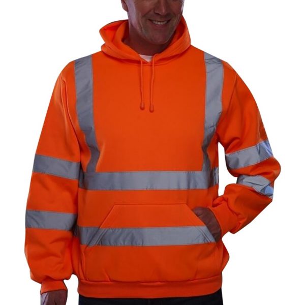 Premium Safety Reflective Hooded Sweatshirt - Image 2