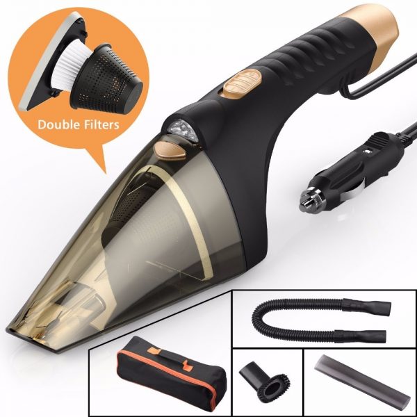 HF2002 12V 106W 4800PA Car Vacuum for Dry & Wet Cleaning - Image 8