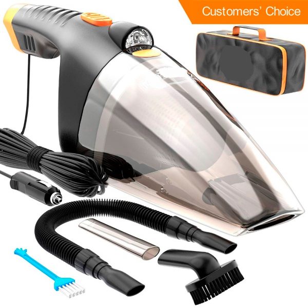 HF2002 12V 106W 4800PA Car Vacuum for Dry & Wet Cleaning - Image 9