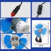 VODOOL 12/24V Portable Car Oscillating Clip-On Cooling Fan (2 Models) - Image 5