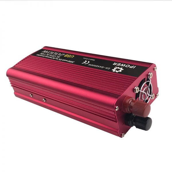 IPOWER Portable 60HZ 2000W Car Power Converter (DC 12V to AC 100/120V) - Image 4