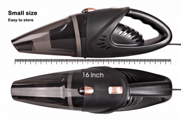 CARAYMIN Portable Car Vacuum (120W 5000PA Suction) for Wet and Dry Cleaning - Image 3