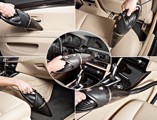 CARAYMIN Portable Car Vacuum (120W 5000PA Suction) for Wet and Dry Cleaning - Image 5