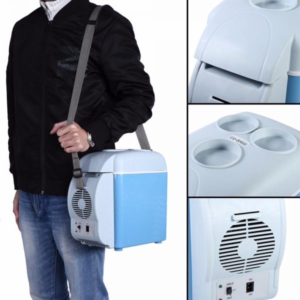 12V 38W Mini Portable Car Refrigerator, Freezer & Food Warmer - Image 7