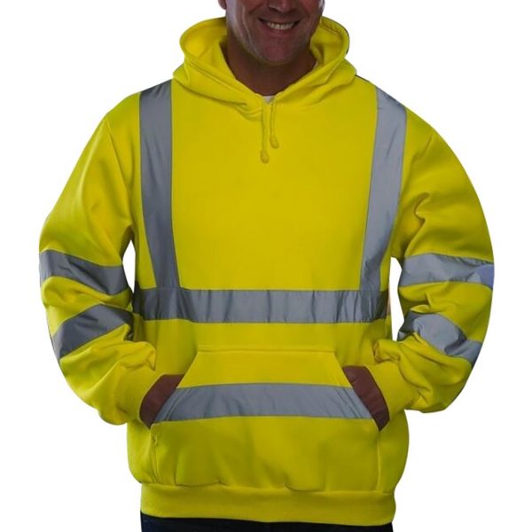 Premium Safety Reflective Hooded Sweatshirt - Image 4