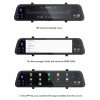 Ai-Z55 Touch Screen 4G Dual Lens Dash Cam Rearview Mirror & GPS Navigator - Image 3