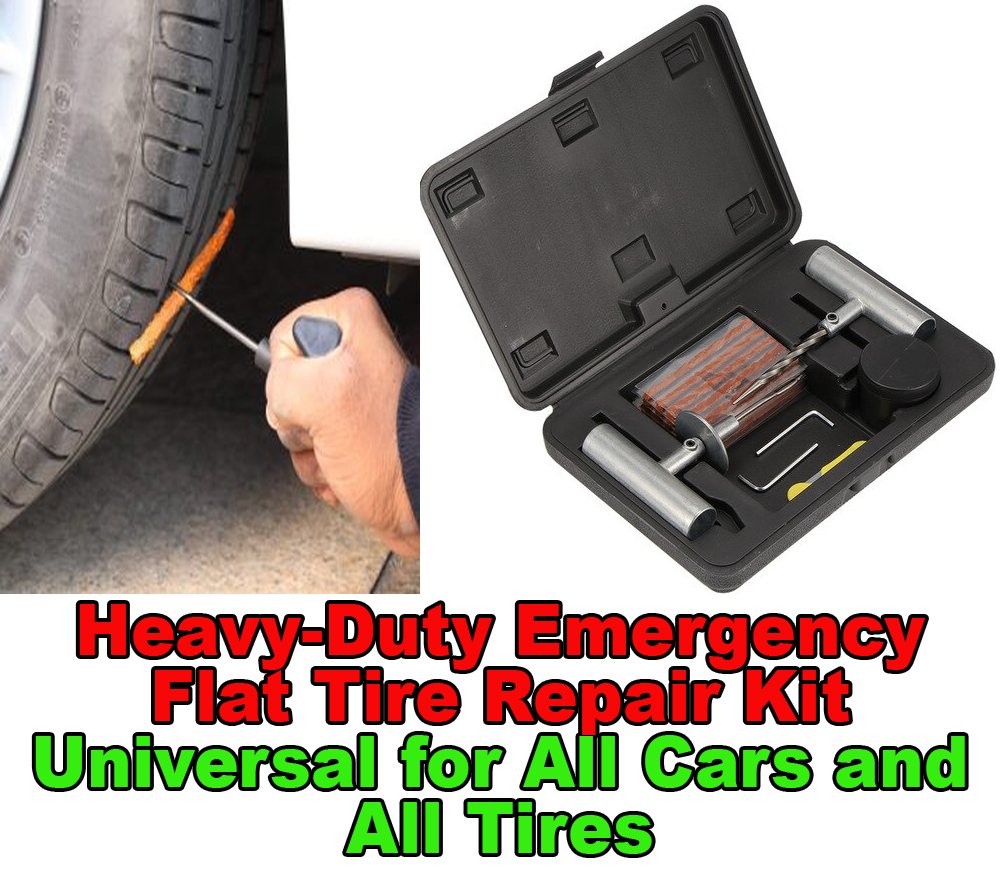 Onever Heavy-Duty Emergency Flat Tire Repair Kit