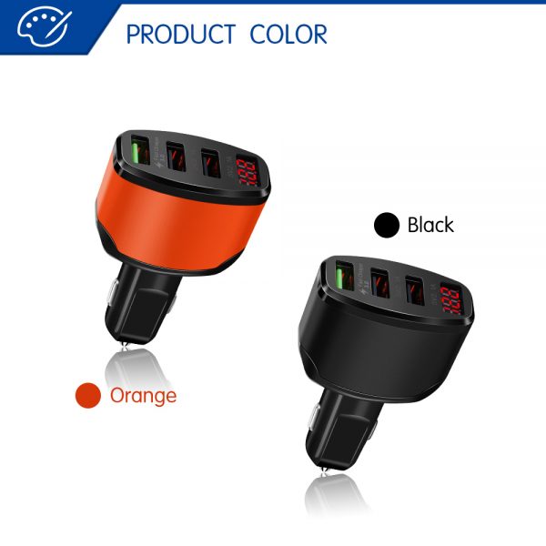 Powstro 3.0 Fast Charging 3-Way USB Mobile Car Charger - Image 4