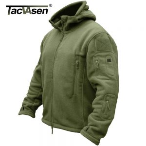 TACVASEN Premium Cashmere Hooded Winter Jacket