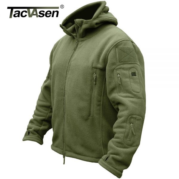 TACVASEN Premium Cashmere Hooded Winter Jacket