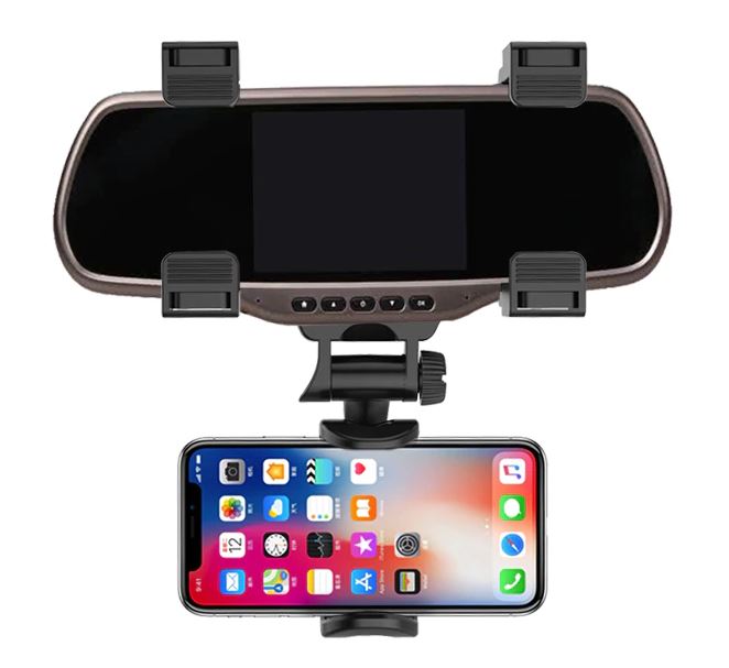 XMXCZKJ Rearview Mirror Car Phone Mount