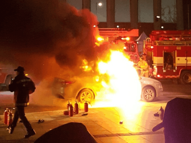 Taxi Driver Sets Himself on Fire In Protest Against Ridesharing Services (South Korea)