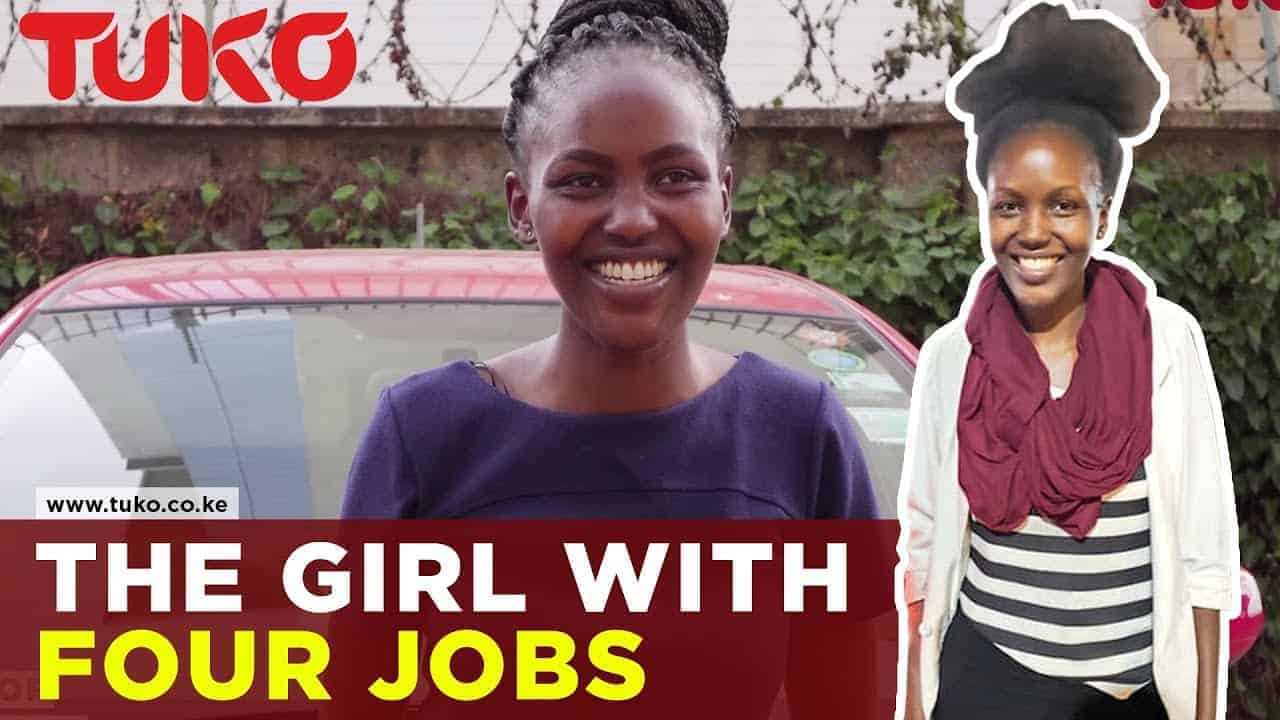 Inspiring story of Ntinyari Rutere who works as a taxi driver, flight attendant, and a clothes vendor!