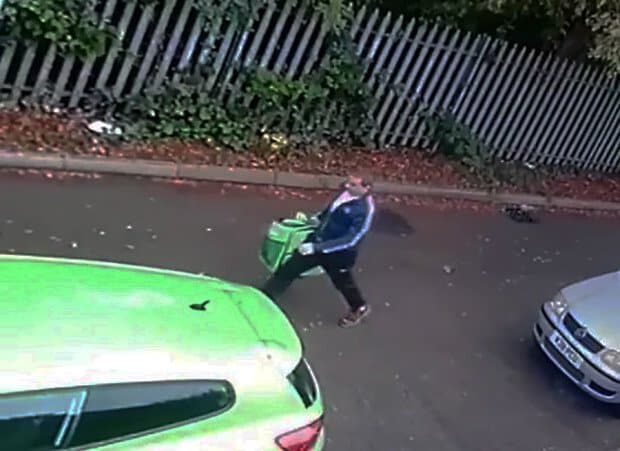 UberEATS delivery guy caught having a poo just after dropping off  a customer’s order