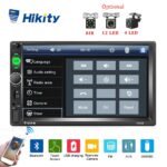 HIKITY 7010B 7” Display Double-Din Car Stereo with Reverse Camera Support