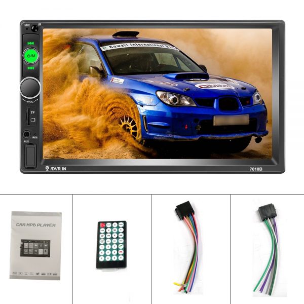 HIKITY 7010B 7” Display Double-Din Car Stereo with Reverse Camera Support - Image 5