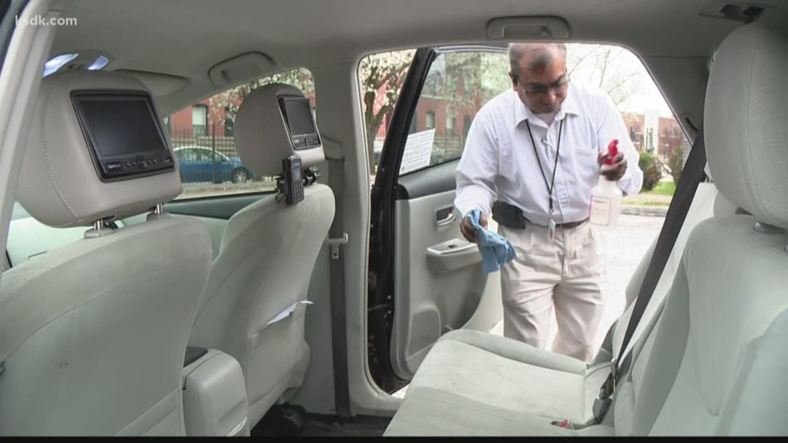 Cab drivers keep rolling during the coronavirus pandemic
