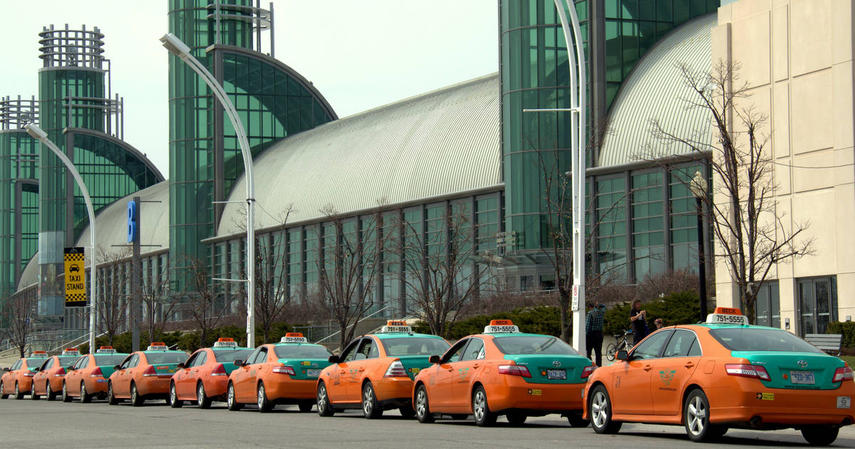 Taxis in Toronto can be used for grocery and restaurant delivery too