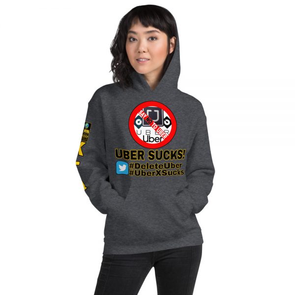 “UBER SUCKS!” Premium Soft & Heavy Blend Hoodie - Image 5