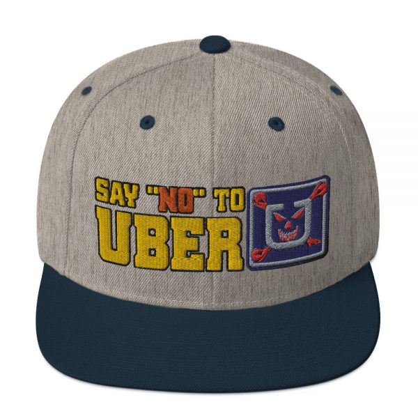 “SAY NO TO UBER - v1” Embroidered Yupoong Snapback Hat - Image 28