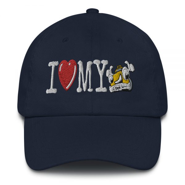 “I LOVE MY TAXI” Embroidered Yupoong Dad Hat - Image 6