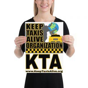 “KEEP TAXIS ALIVE ORGANIZATION” Premium Matte Paper Poster