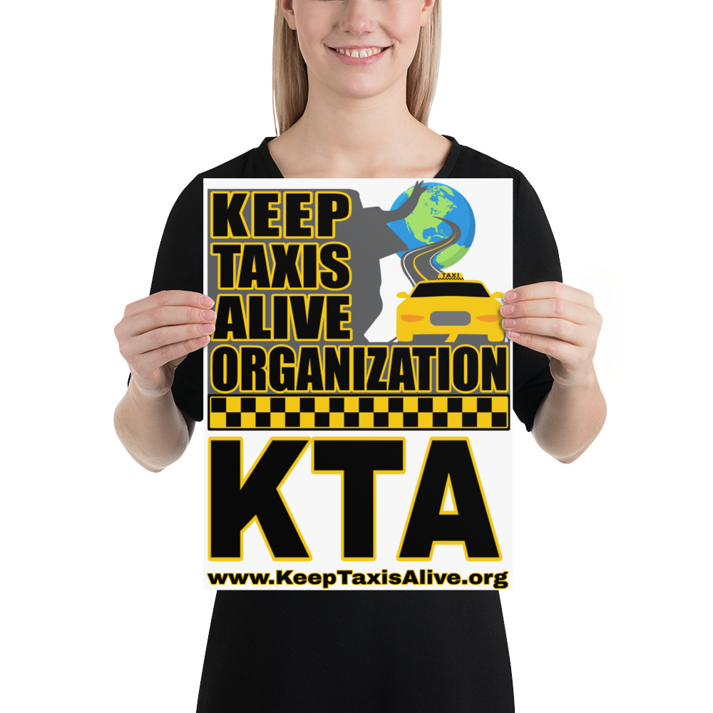 “KEEP TAXIS ALIVE ORGANIZATION” Premium Matte Paper Poster
