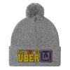 “SAY NO TO UBER – v1” Embroidered Pom-Pom Beanie - Image 7