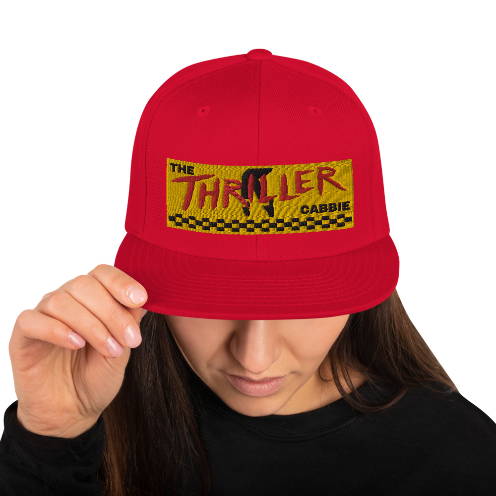 “THE THRILLER CABBIE” Embroidered Yupoong Snapback Hat
