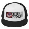 “UBER SUCKS” Embroidered Yupoong Trucker Cap - Image 4