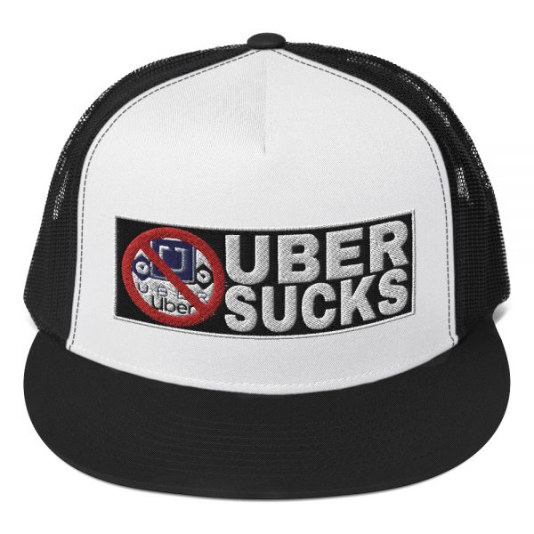 “UBER SUCKS” Embroidered Yupoong Trucker Cap - Image 4