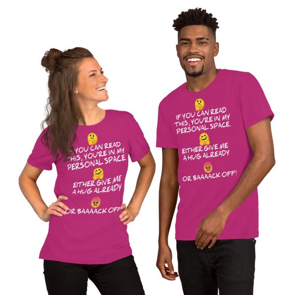 "MY PERSONAL SPACE" Premium Dark Color T-Shirt - Image 15