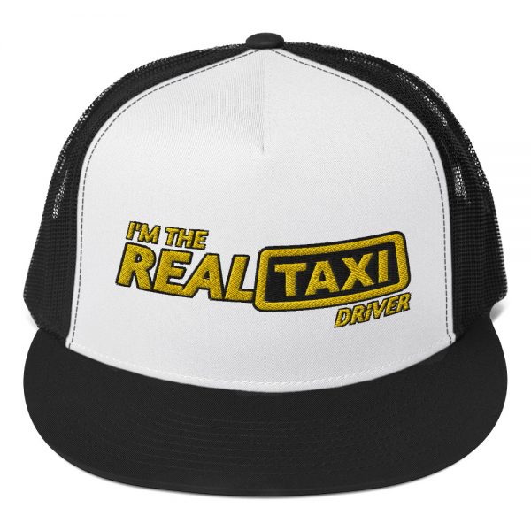 “I’M THE REAL TAXI DRIVER – v2” Embroidered Yupoong Trucker Cap