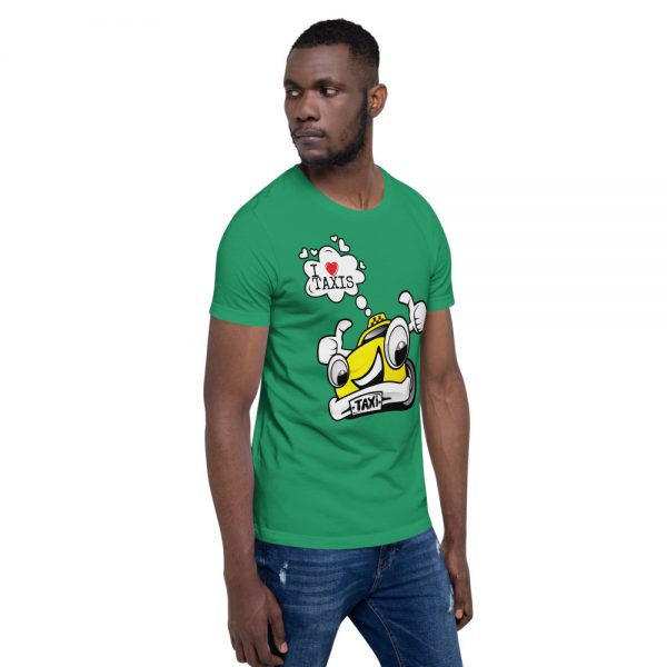 "I LOVE TAXIS" Premium Dark Color T-Shirt - Image 21