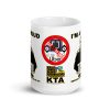 “I'M A PROUD TAXI DRIVER” Premium Glossy White Mug - Image 6